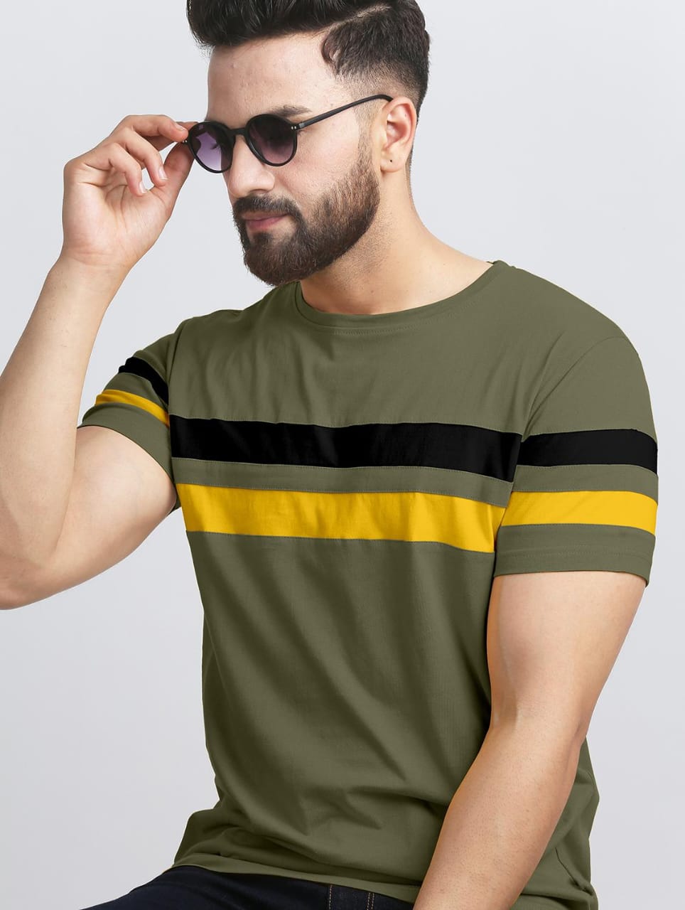 Pack of 2 color block regular t shirt