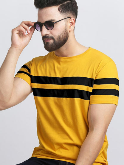 Pack of 2 color block regular t shirt-1