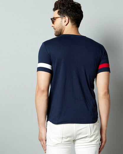 Regular Fit Striped Crew-Neck...