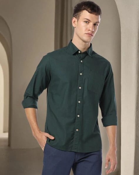 NETPLAY Men Regular Fit Shirt with Patch Pocket