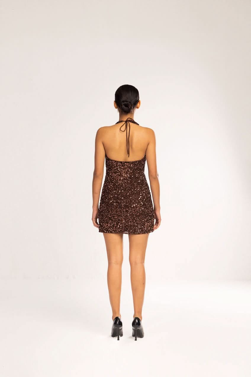 SEQUIN MINI DRESS