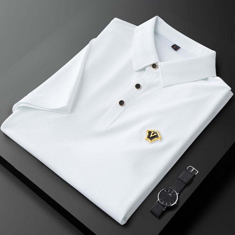 Men’s Versatile Polo Tee with Iconic Embroidery