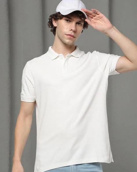 Men Regular Fit Polo T-Shirt