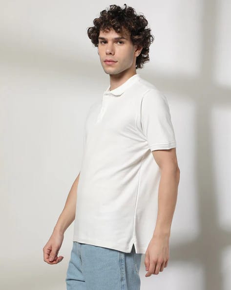 Men Regular Fit Polo T-Shirt