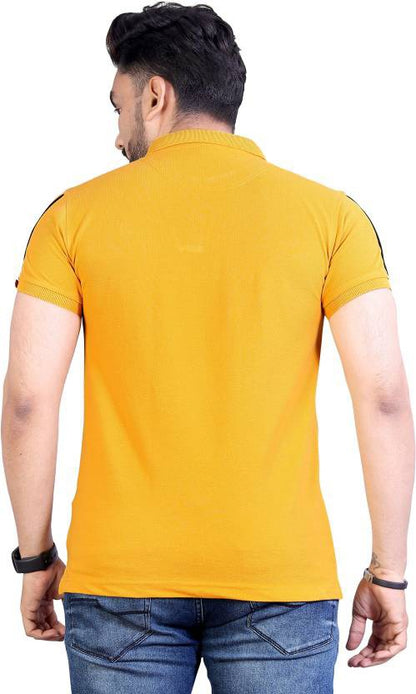 Polo Neck Style: The classic polo neck design adds a touch of sophistication to your casual attire. Whether you're heading to the gym, running errands, or meeting friends, this t-shirt ensures you look effortlessly stylish.