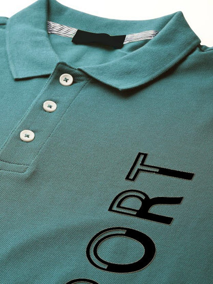 Polo Neck Short Sleeve Semi-Fitted Lycra