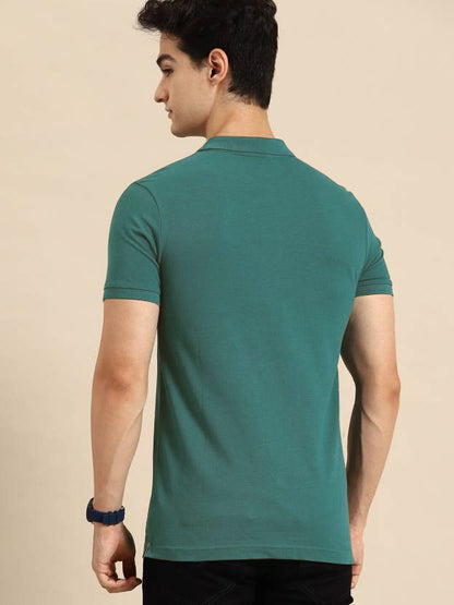 Polo Neck Short Sleeve Semi-Fitted Lycra