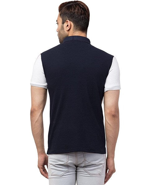 Pack of 2 Men Regular Fit Pol...