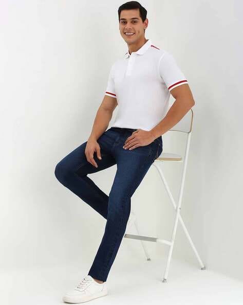 Men Regular Fit Cotton Polo T-Shirt