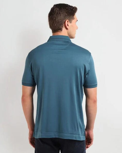 Men Cotton Regular Fit Polo T-Shirt