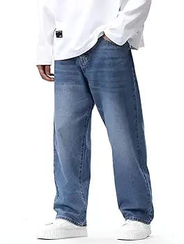 Men's Tapered Fit Mid Rise Casual Stretchable Denim Carrot Jeans_1
