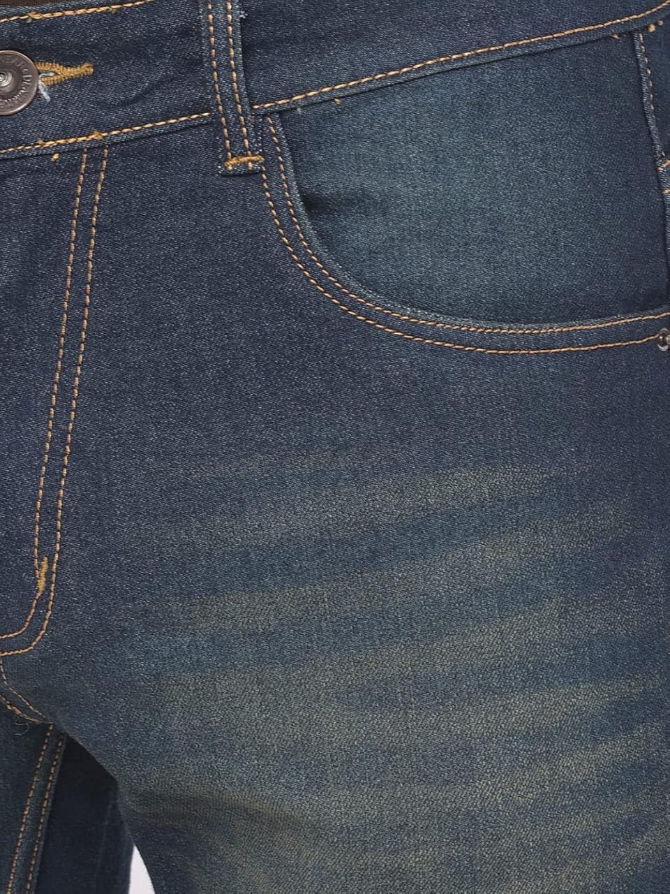 n Martin Men's Loose Mid Rise Denim Cotton Oversized Baggy Fit Jeans Pants