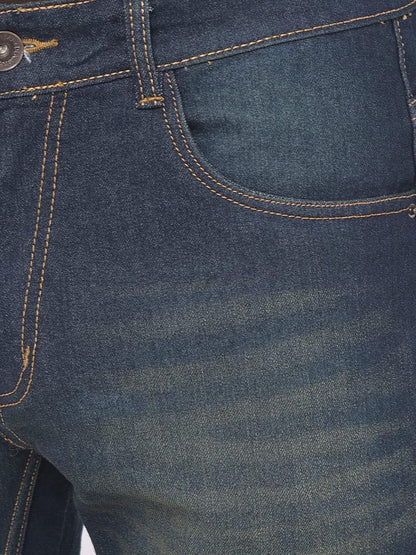 n Martin Men's Loose Mid Rise Denim Cotton Oversized Baggy Fit Jeans Pants