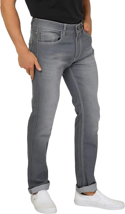 Ben Martin Men's Loose Mid Rise Denim Cotton Oversized Baggy Fit Jeans Pants