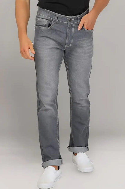 Ben Martin Men's Loose Mid Rise Denim Cotton Oversized Baggy Fit Jeans Pants