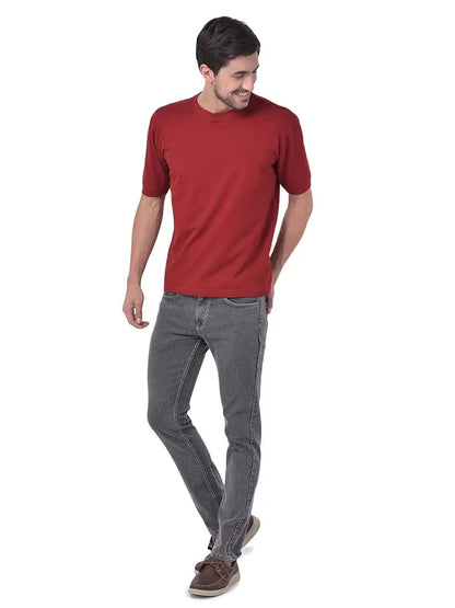 Ben Martin Men's Loose Mid Rise Denim Cotton Oversized Baggy Fit Jeans Pants