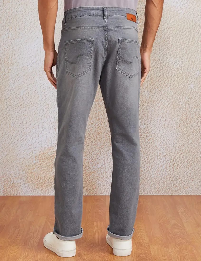 Symbol Men's Relaxed Fit Mid Rise Jeans