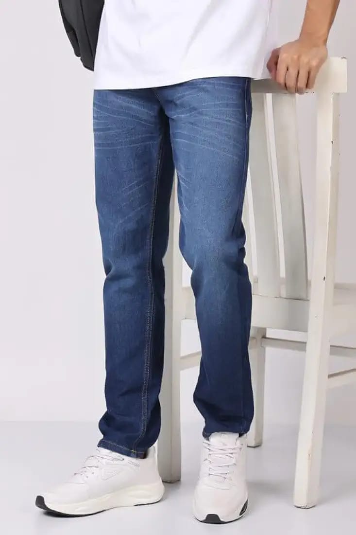 Symbol Men's Relaxed Fit Mid Rise Jeans