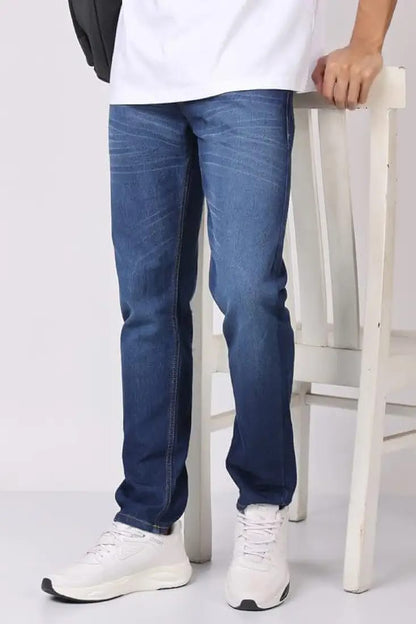 Symbol Men's Relaxed Fit Mid Rise Jeans