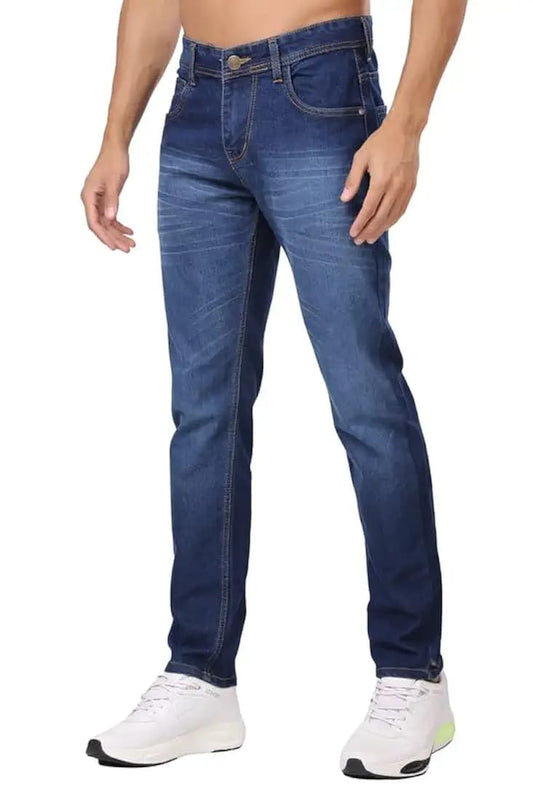 Symbol Men's Relaxed Fit Mid Rise Jeans