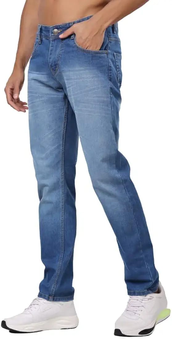 Men's Regular Fit Mid Rise Denim Jeans