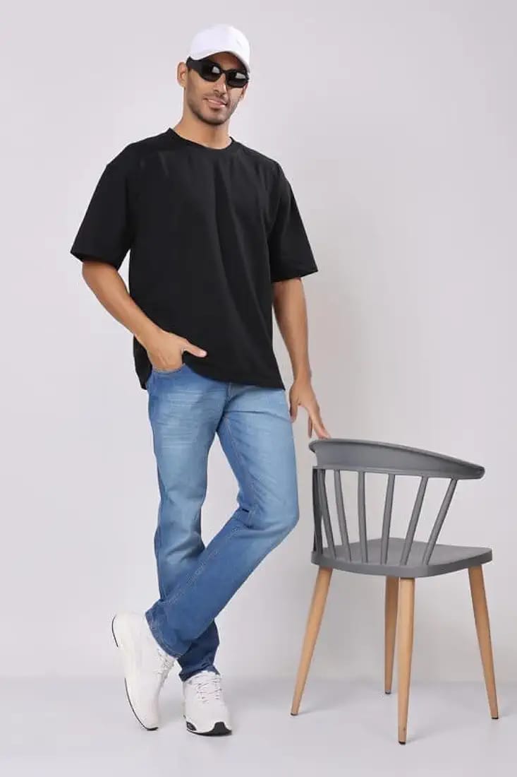 Men's Regular Fit Mid Rise Denim Jeans