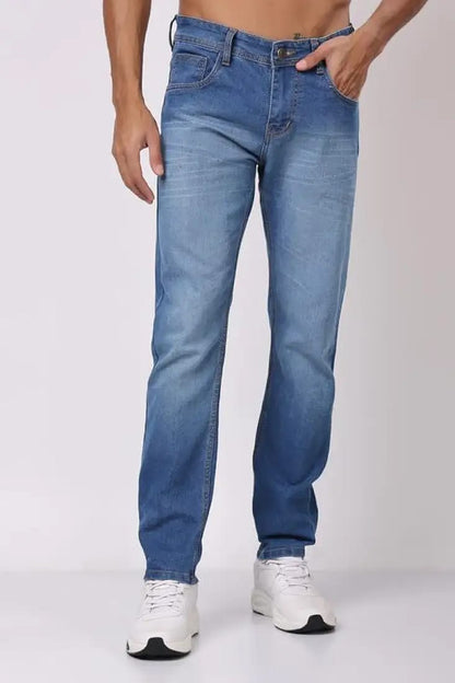 Men's Regular Fit Mid Rise Denim Jeans