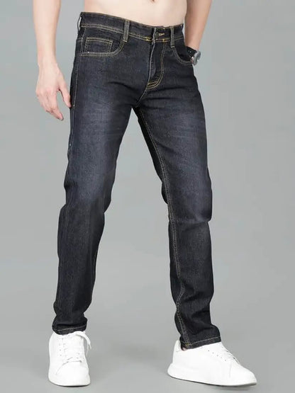 Men's Regular Fit Mid Rise Denim Jeans