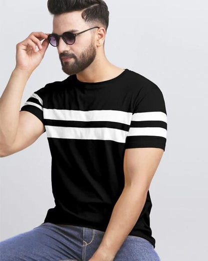 Striped Crew-Neck T-shirt