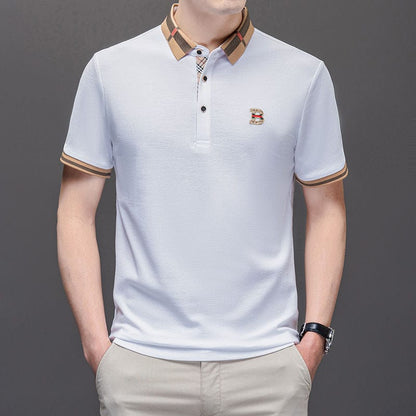 Heritage Check Collar Polo T-Shirt