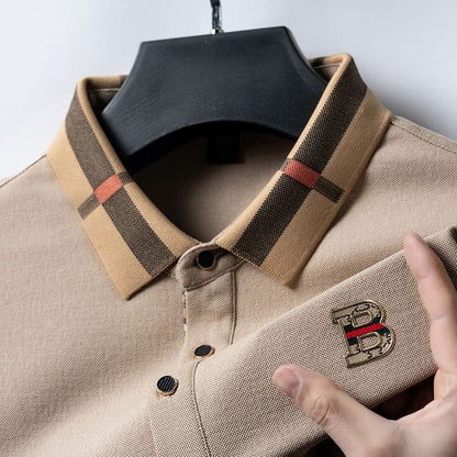 Heritage Check Collar Polo T-Shirt